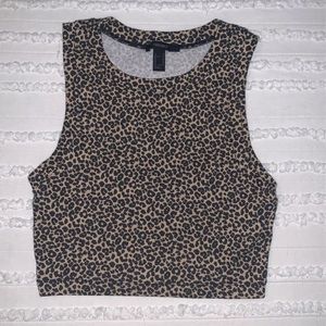 Leopard tank top